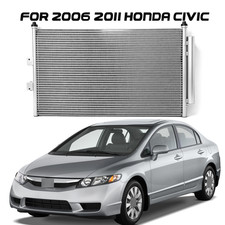 2026  AC condenser fit 2006 2007 2008 2009 2010 Honda Civic Sedan Aluminum
