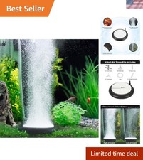 Aquarium Air Stone, Bubble Stone Fish Tank Oxygen Ultra Silent Deep Dissolvin...