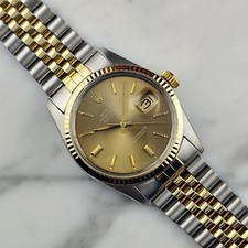 ROLEX Datejust 36 TwoTone Cappuccino 1981 Serviced 03/2026 with Box [REF. 16013]