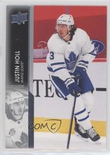 2021-22 Upper Deck Series 1 Justin Holl #168 0ve3