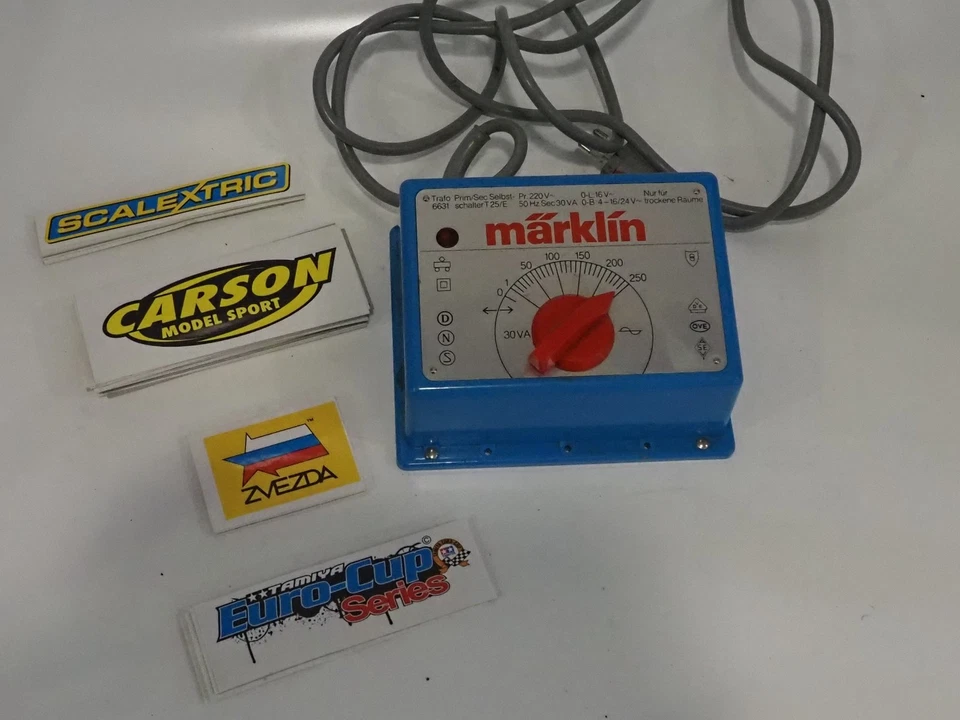 Märklin Trafo 6631 + mehrere Modellbau Aufkleber - Bild 2 von 4