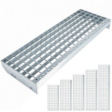 Metallstufe 240 270 verzinkt Gitterroststufen Treppenstufen 600/700/800/900/1000