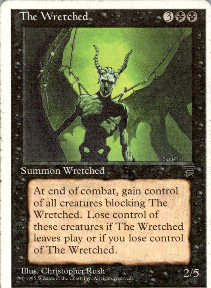1994 Legends Magic The Gathering The Wretched LP