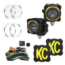 KC HiLiTES 265 FLEX ERA 1 - 2-Light Master LED Light Pod Kit w/Harness & Covers