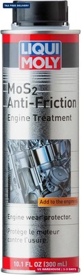 Liqui Moly MoS2 Anti-Friction Engine Treatment | 300 ml | Oil additive | SKU: 20