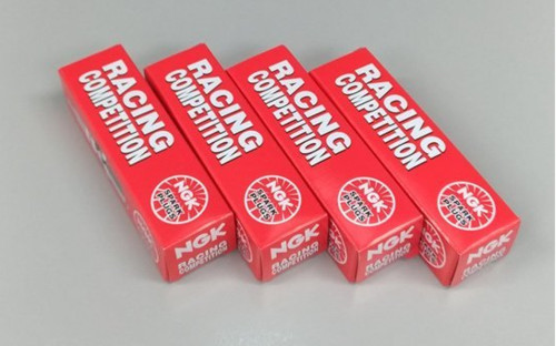 NGK R7438-8 Racing Spark Plugs Set of 4 High Performance Tuning Circuit Model