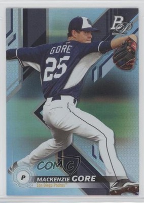 2019 Bowman Platinum Wal-Mart Top Prospects Sky Blue Foil Mackenzie Gore uk2