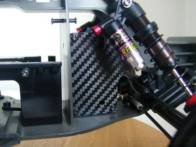 Kyosho ATV Quad Rider 1/4 RC Carbon Fiber AT-1 Servo Front  Frame Upgrade - Bild 1 von 4