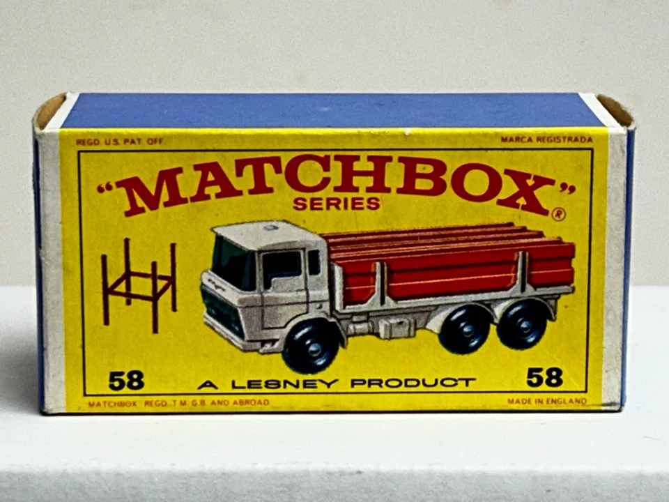 Matchbox No. 58 D.A.F. Girder Truck with New Model Original Box, Nice - Image 3 of 4