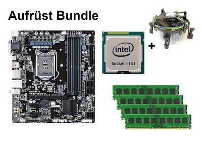 Bundle Gigabyte GA-B150M-DS3P + Intel Celeron / Pentium + 8GB - 32GB RAM