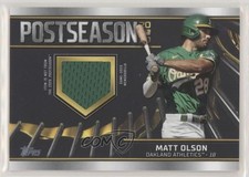 2021 Topps Postseason Performance Relics 93/99 Matt Olson #PPR-MO 00d2