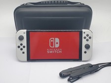 Nintendo Switch OLED Model White Console No Charger Used Good Condition