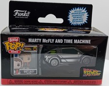 NEW Marty McFly and Time Machine Bitty Pop! Rides Funko Back to the Future