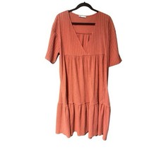 Zara Textured Woven Ruffle Dress