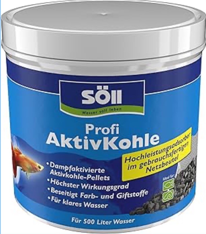 Charbon actif traitement de l'eau 500ml solution naturelle contre le mauvais goût