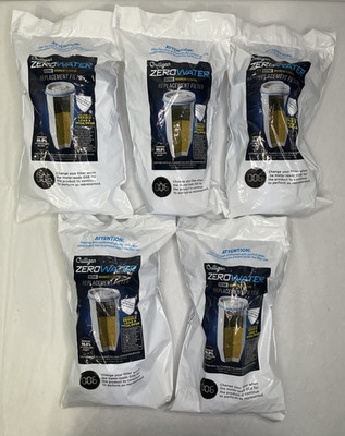 Culligan ZeroWater Replacement Water Filters 5-Stage Advanced Filtration 5 pack