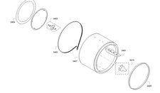 BOSCH SERIE 6 DRYER DRUM DRIVE BELT WTG86400AU/02 WTG86400AU/03 WTG86400AU/06