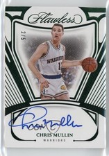 2023-24 Panini Flawless Emerald /5 Chris Mullin #FA-CMG Auto HOF 7o6
