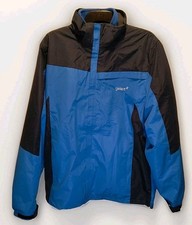 Gelert Mens 3 in 1 Jacket Royal Blue/ Navy Size 2XL Windbreaker Removable Hood