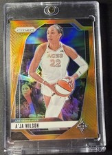 2024 Panini Prizm WNBA #86 A'ja Wilson Orange Prizm /99