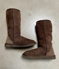 Women’s UGG Orginal Classic Tall II Suede Boots Chestnut Brown