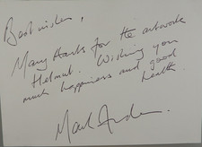 Autogramm englischer TV- und Film Schauspieler Mark Arden (142064)