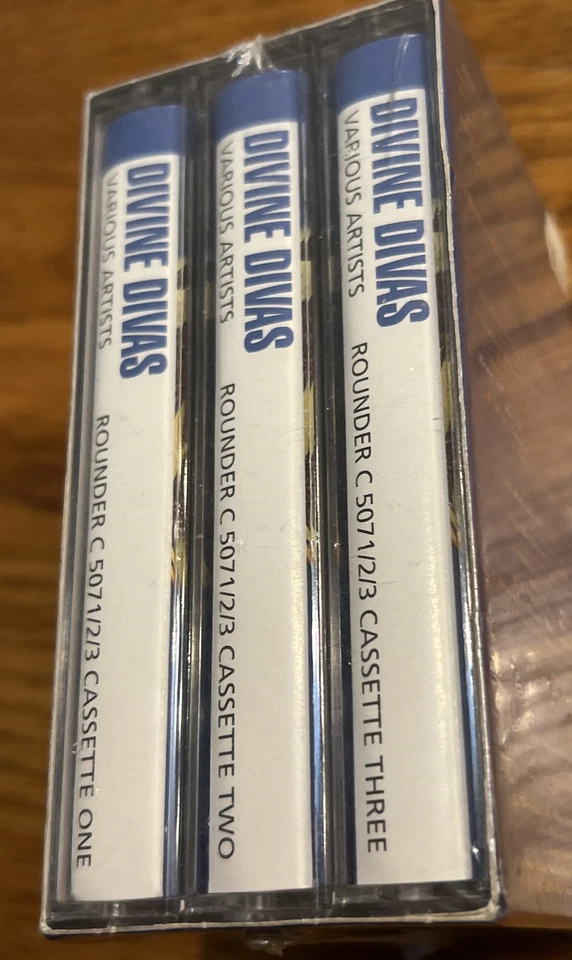 Divine Divas: A World of Women's Voices set on Rounder 3 Cassette Tapes New ✅ - Image 3 of 4