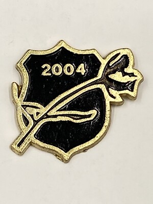 Vintage 2004 Black Rose & Shield National Law Enforcement Officers Lapel Pin