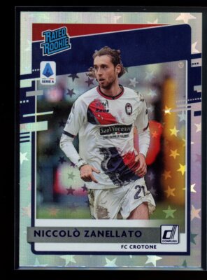 2020 Panini Chronicles #7 Niccolo Zanellato Donruss Purple Astro
