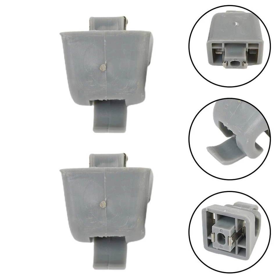 2pcs Plastic Sun Visor Clip For Mercedes-Benz 300TE 190D 300SDL 12681000128412 — 第 4/4 张图片