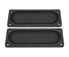 2Pcs X Audio Bass Diaphragm Passive Radiator Speaker Repair Parts 85x35mm NEW
