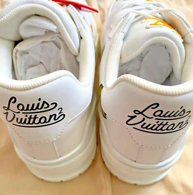 Louis Vuitton White Duck Nigo Trainers – Savonches