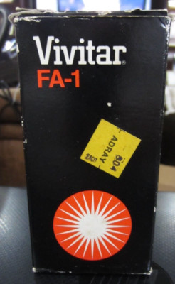  Vivitar FA -1 Lens/Filter  Adapter for 283 Automatic Electronic  Flash Unit