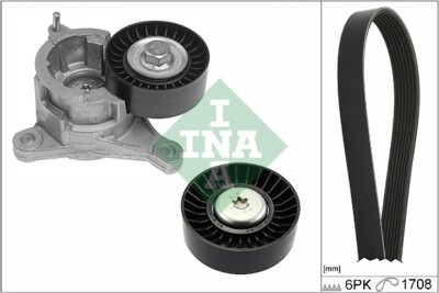 INA 529 0184 10 Keilrippenriemensatz für CITROËN,FIAT,PEUGEOT