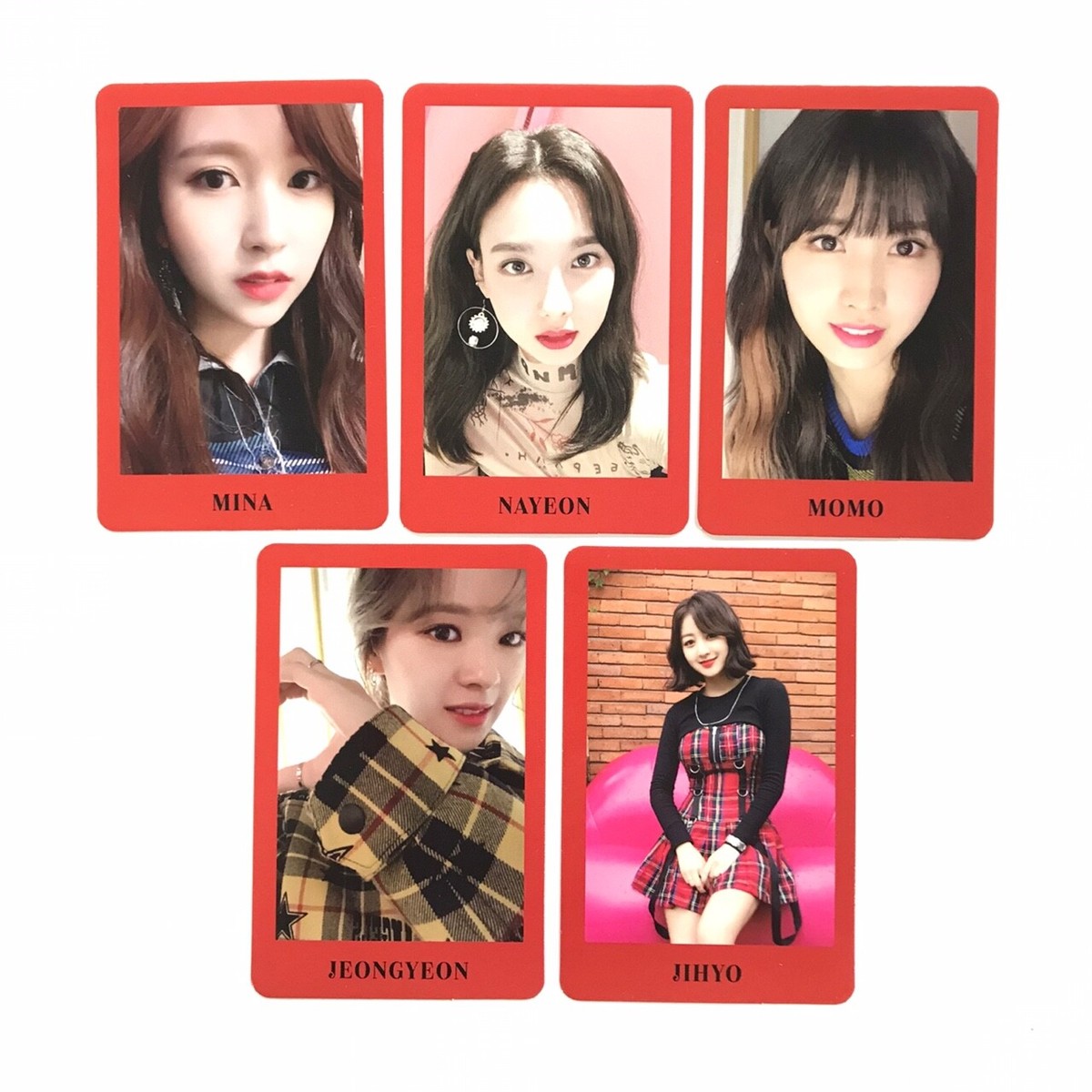 TWICE] Yes or Yes / Red Border Ver. / Official Photocard | eBay