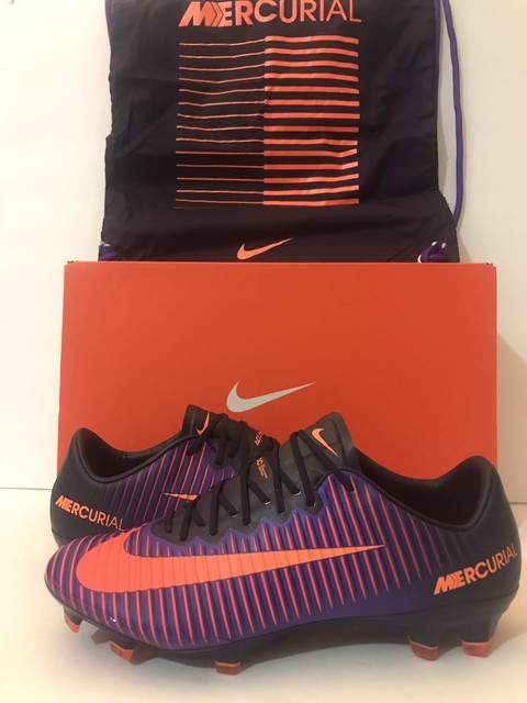 Nike Mercurial Vapor Xl FG PRO Soccer Cleats Purple/Orange 831958-585 Sz 6-12 | eBay