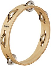 Nino 46 Percussion Holz Tamburin 8, einreihig
