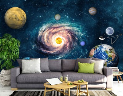 3D Planet Erde ZHUC6975 Tapete Wandbild Fototapete Abnehmbarer Amy