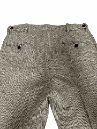 Polo By Ralph Lauren Men’s Herringbone Trousers, Size 30x32, Ivory/gray - Picture 6 of 7