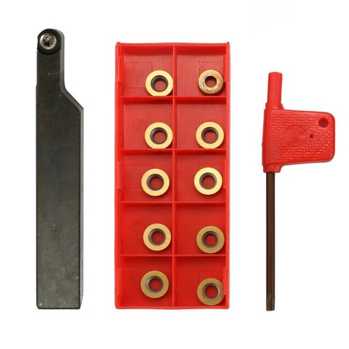 Portaherramientas de torneado externo CNC SRAPR1616H10-16 mm + 10 piezas RPMW1003MO inserto redondo - Imagen 20 de 24