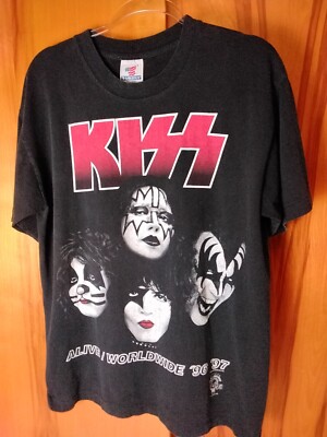 Kiss Alive Worldwide 1996 97 Tour I Got The Best Band T-Shirt Size Large