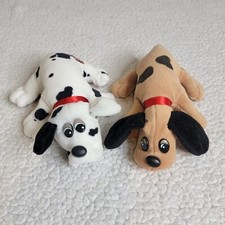 PP Pound Puppies Tonka 1986  9685 Black And White, 9686 Brown And Black