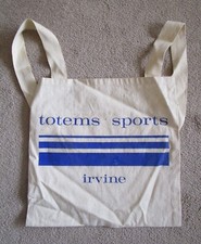 Vintage totems sports irvine Store Promotional Backpack Bag California 1980's