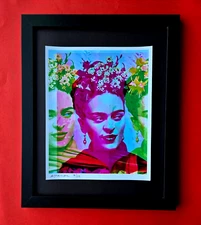 💎ALEXANDER DULAC |  FRIDA KAHLO II Hand Signed Authentic Print Ed of 10 COA