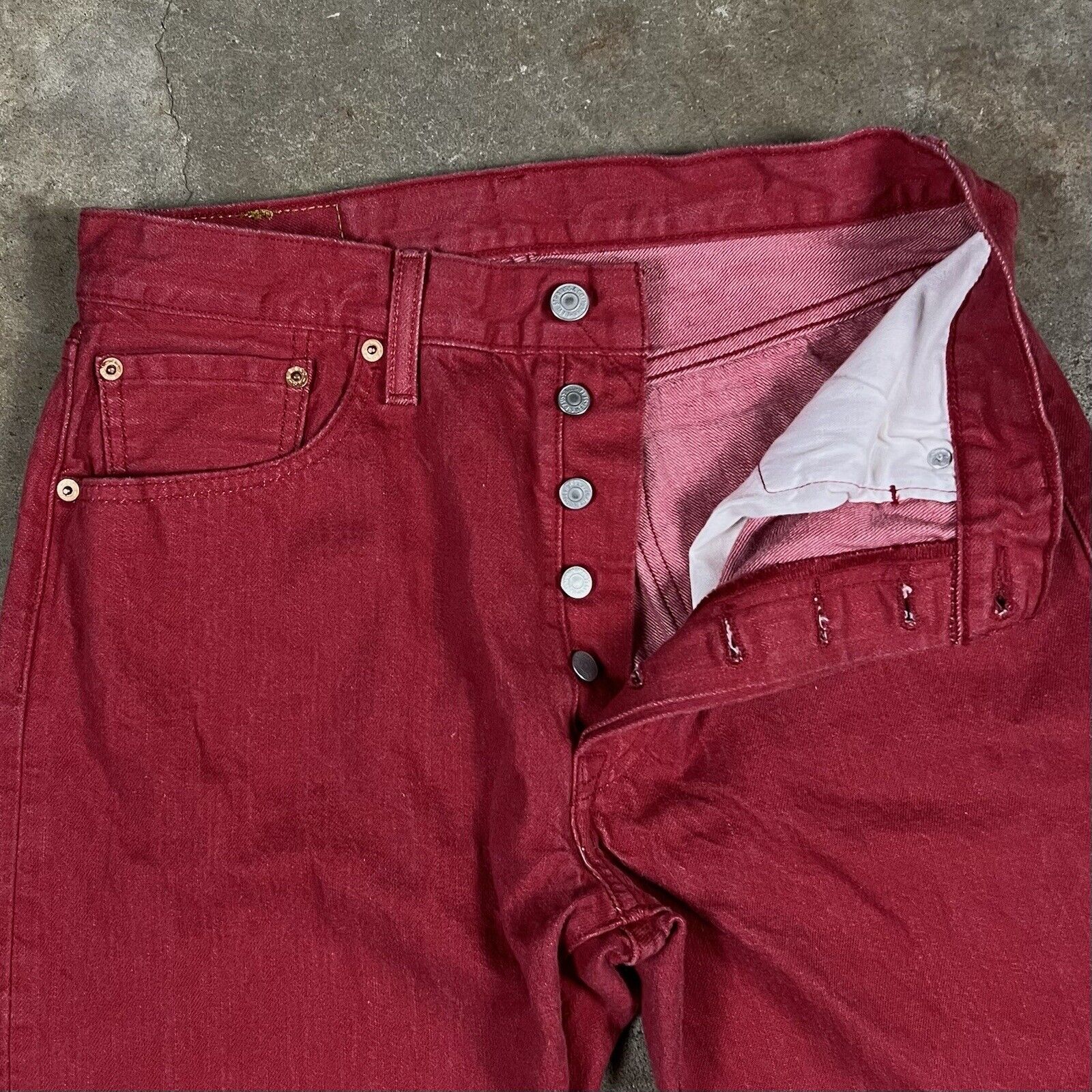 Vintage Levi’s 501XX Denim Button Fly Jeans Y2K R… - image 3