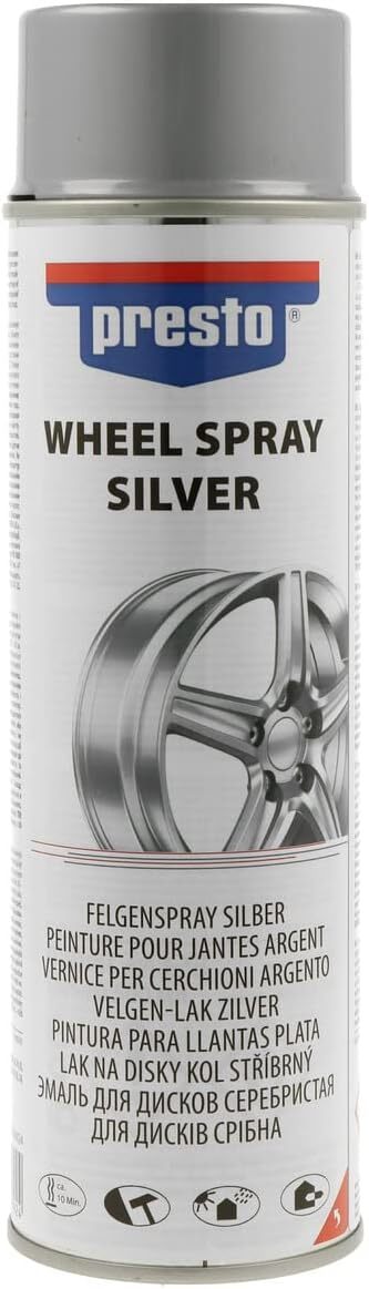 Presto 428924 Universal Spray per ruote argento 500 ml