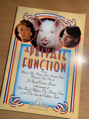 The Royal Charity Premiere of ''A Private Function'' programme