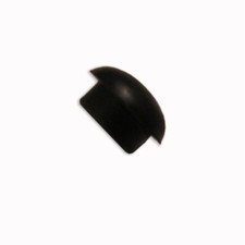 Black Rubber Buttons For Piano Cabinet Bumpers 7/16" Head Diameter Package Of 10