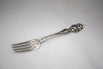 Unger Brothers Sterling Silver Cupid Sunbeams 6 5/8 inch Fork | eBay