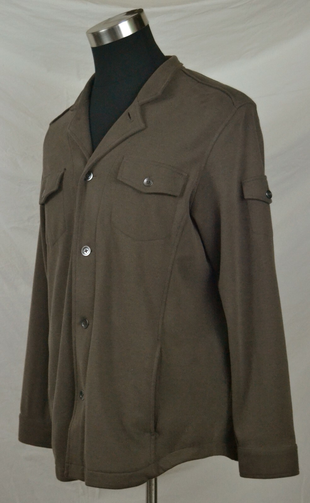 Unique Solid Brown Lightweight Cotton Jacket (Siz… - image 1